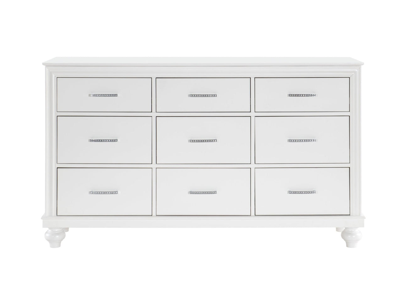 Aria White Dresser - Ornate Home