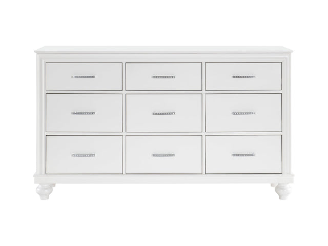 Aria White Dresser - Ornate Home