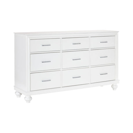 Aria White Dresser - Ornate Home
