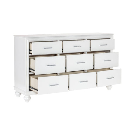 Aria White Dresser - Ornate Home