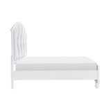 Aria White Queen Platform Bed - Ornate Home