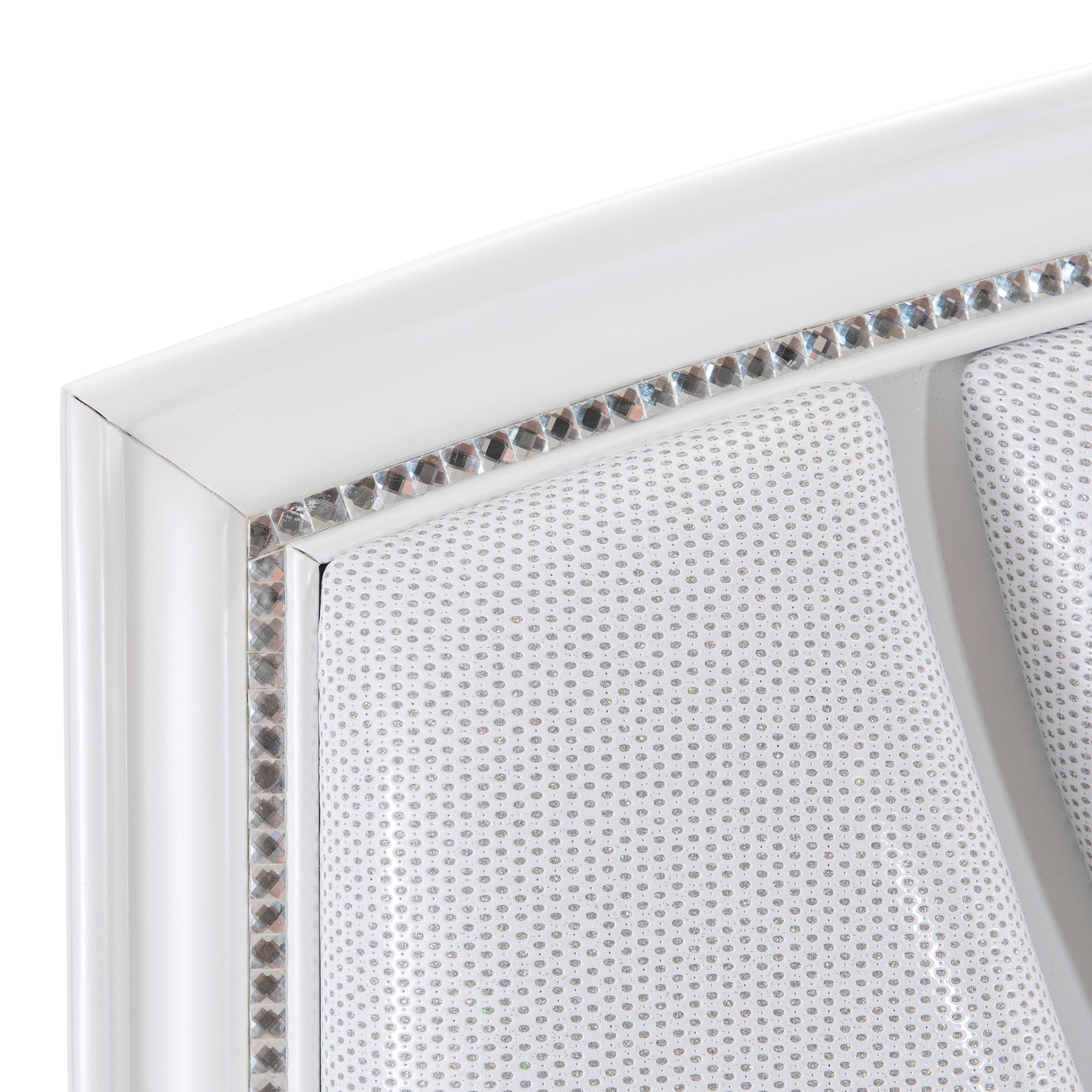 Aria White Queen Platform Bed - Ornate Home