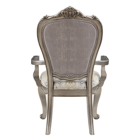 Ariadne Plantinum Arm Chair (Set of 2) - Ornate Home