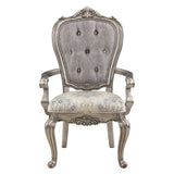 Ariadne Plantinum Arm Chair (Set of 2) - Ornate Home