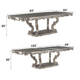 Ariadne Plantinum Dining Table - Ornate Home