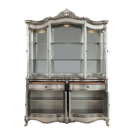 Ariadne Plantinum Hutch & Buffet - Ornate Home