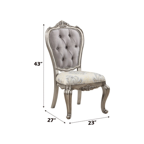 Ariadne Plantinum Side Chair (Set of 2) - Ornate Home