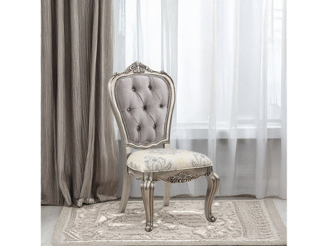 Ariadne Plantinum Side Chair (Set of 2) - Ornate Home