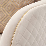 Ariana Beige Accent Chair - Ornate Home