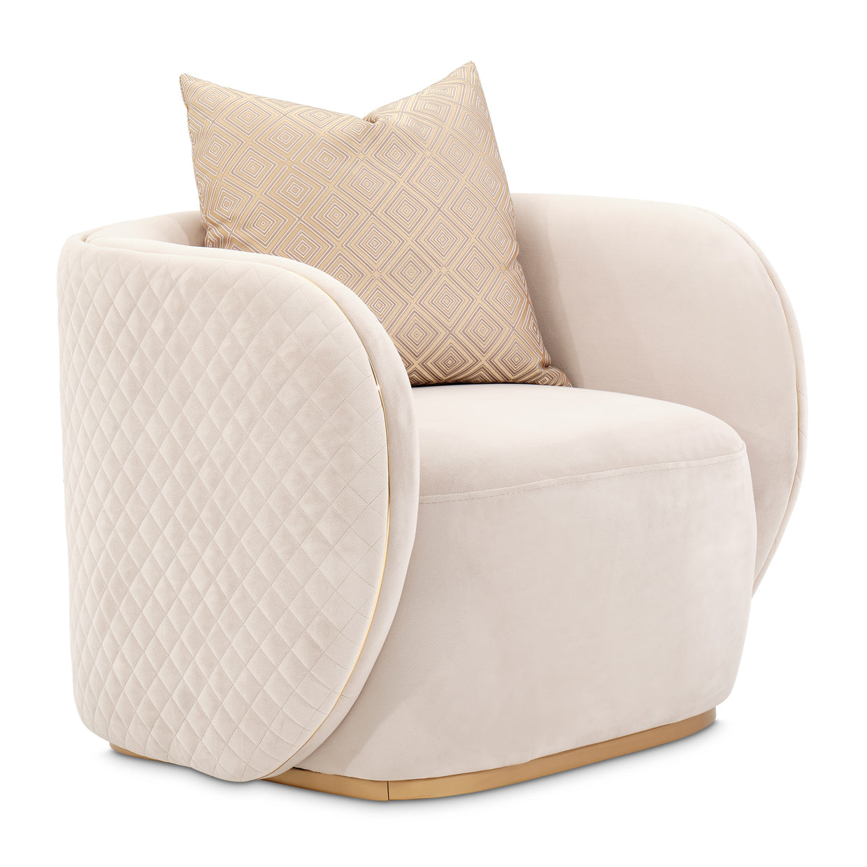Ariana Beige Accent Chair - Ornate Home