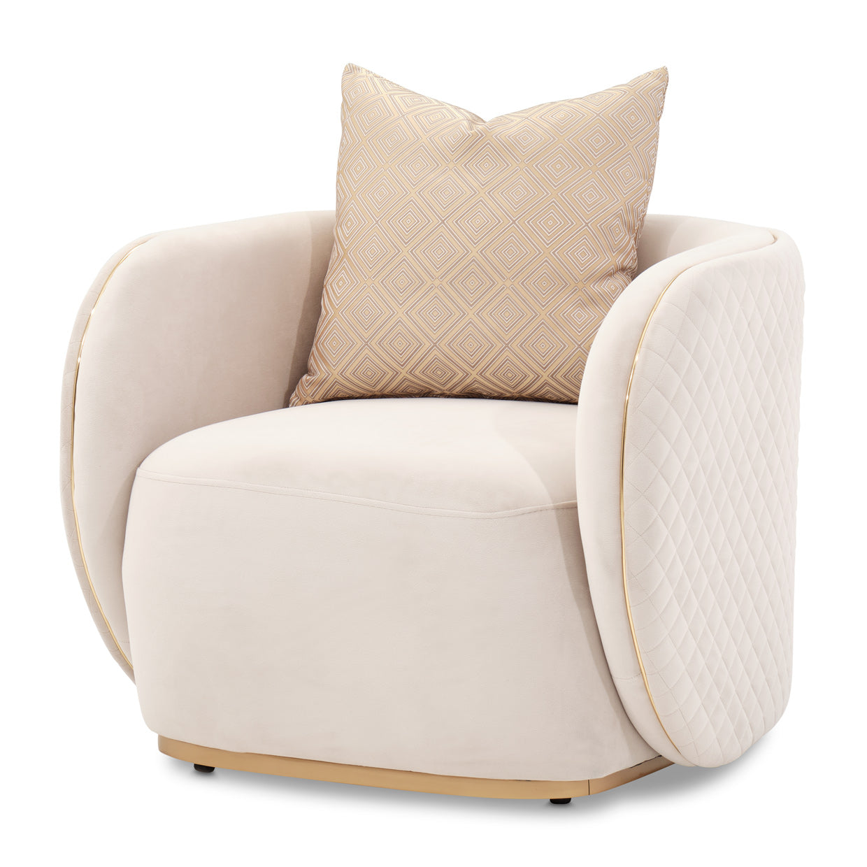 Ariana Beige Accent Chair - Ornate Home