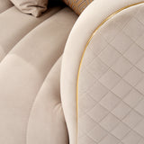 Ariana Beige Loveseat - Ornate Home