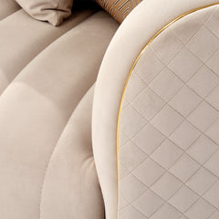 Ariana Beige Loveseat - Ornate Home