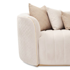 Ariana Beige Loveseat - Ornate Home