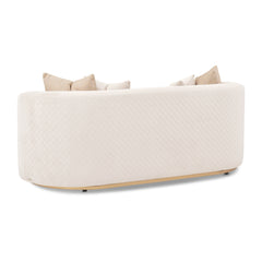 Ariana Beige Loveseat - Ornate Home