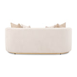 Ariana Beige Loveseat - Ornate Home