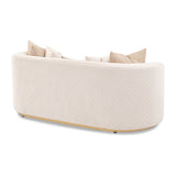 Ariana Beige Loveseat - Ornate Home