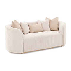 Ariana Beige Loveseat - Ornate Home