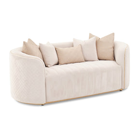 Ariana Beige Loveseat - Ornate Home