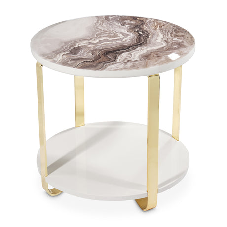 Ariana Gold End Table - Ornate Home