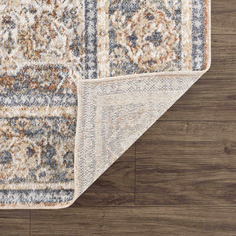 Arias Beige Blue Washable Area Rug - Ornate Home