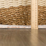 Arias Beige Blue Washable Area Rug - Ornate Home