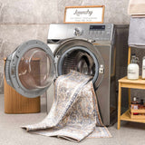 Arias Beige Blue Washable Area Rug - Ornate Home