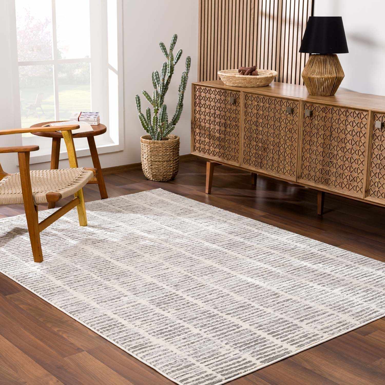 Aricin Gray Area Rug - Ornate Home