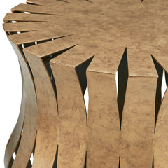Arida Aged Gold Accent Table - Ornate Home