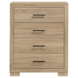 Arielle Light Oak 4-drawer Bedroom Chest of Drawers - Ornate Home