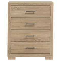 Arielle Light Oak 4-drawer Bedroom Chest of Drawers - Ornate Home
