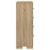 Arielle Light Oak 4-drawer Bedroom Chest of Drawers - Ornate Home