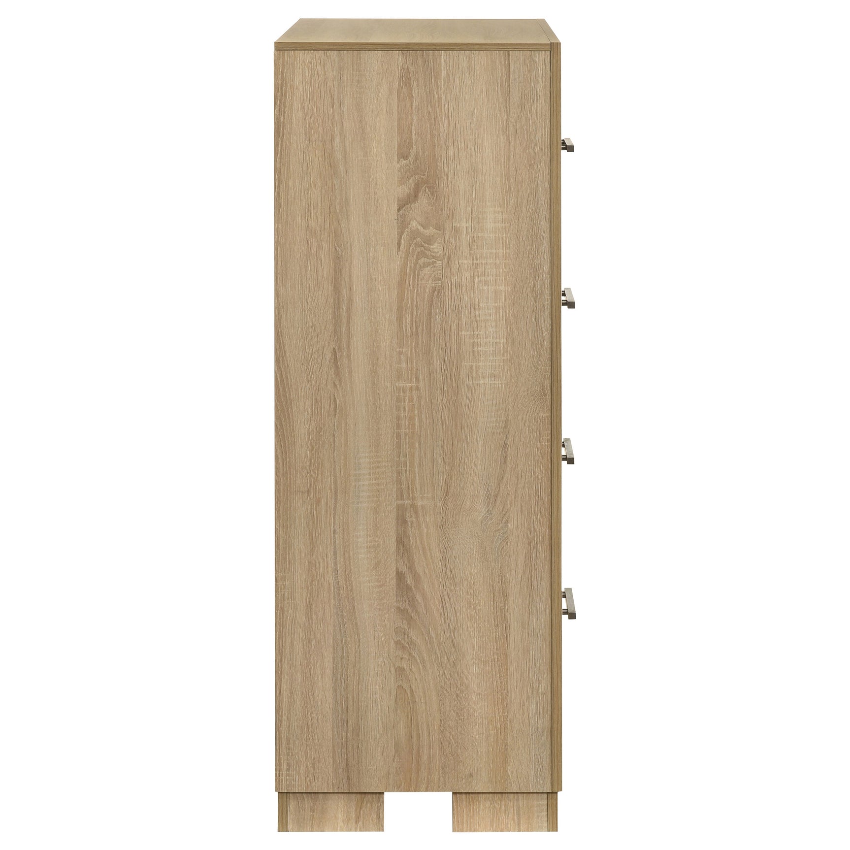 Arielle Light Oak 4-drawer Bedroom Chest of Drawers - Ornate Home