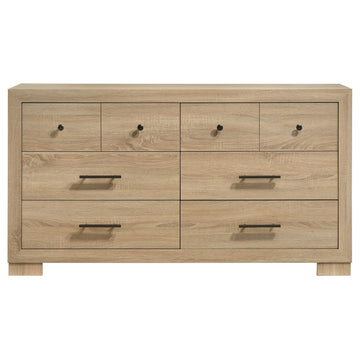 Arielle Light Oak 6-drawer Bedroom Dresser Cabinet - Ornate Home