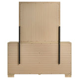 Arielle Light Oak 6-drawer Bedroom Dresser with Mirror - Ornate Home