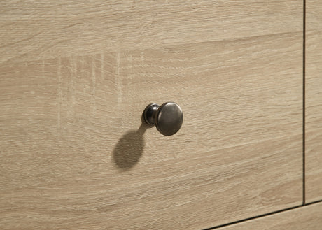 Arielle Light Oak 6-drawer Bedroom Dresser with Mirror - Ornate Home