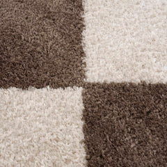 Arilla Brown Washable Diamond Area Rug - Ornate Home