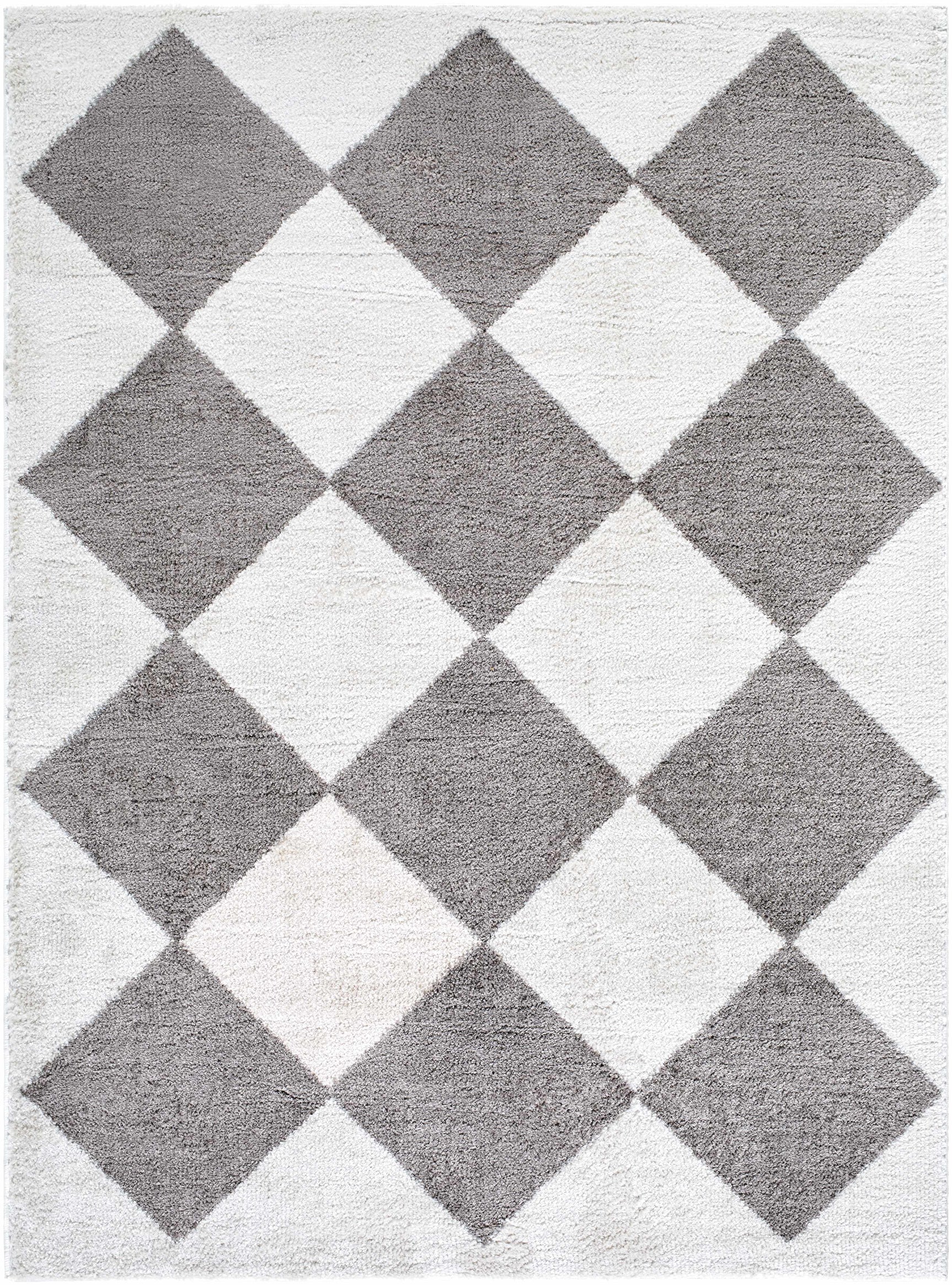 Arilla Diamond Checkered Washable Area Rug - Ornate Home