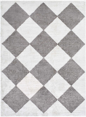 Arilla Diamond Checkered Washable Area Rug - Ornate Home