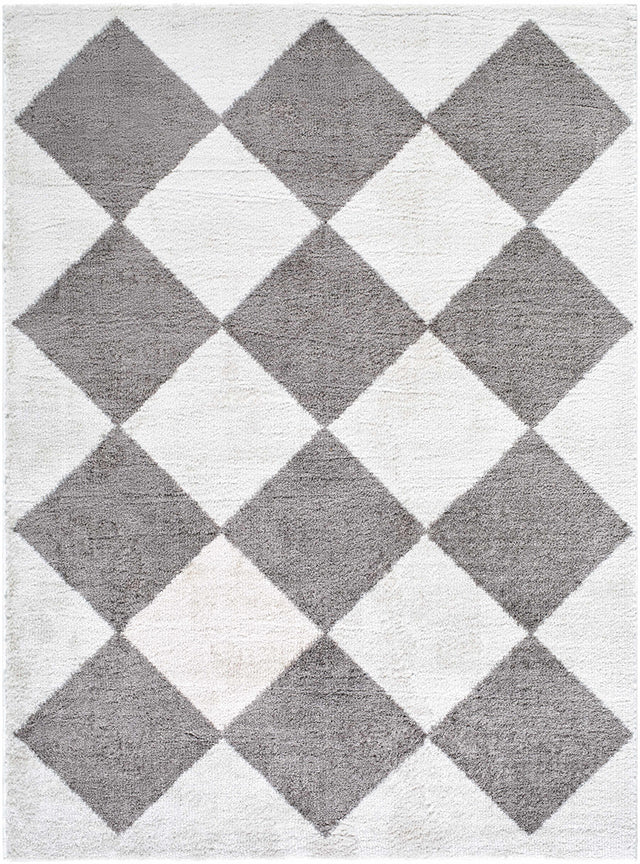 Arilla Diamond Checkered Washable Area Rug - Ornate Home