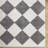 Arilla Diamond Checkered Washable Area Rug - Ornate Home