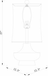 Aringay Aqua Textured Table Lamp - Ornate Home