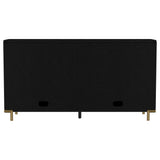 Arini Black 2-drawer Cane Door Dining Sideboard Server - Ornate Home