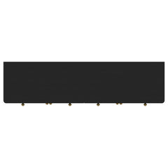 Arini Black 2-drawer Cane Door Dining Sideboard Server - Ornate Home
