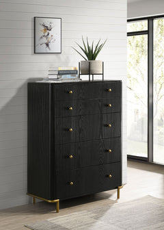 Arini Black Chest - Ornate Home
