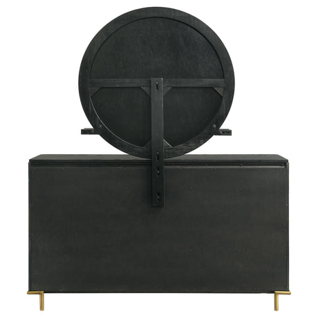 Arini Black Dresser and Mirror - Ornate Home