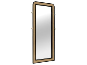 Arini Black Floor Mirror - Ornate Home