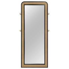 Arini Black Floor Mirror - Ornate Home