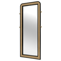 Arini Black Floor Mirror - Ornate Home