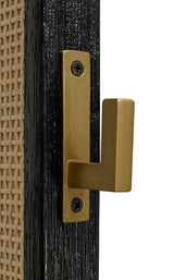 Arini Black Floor Mirror - Ornate Home